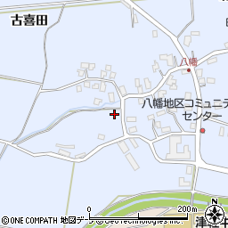 青森県弘前市八幡須崎82周辺の地図