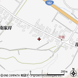 青森県黒石市花巻花巻41周辺の地図
