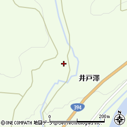 青森県黒石市南中野（田ノ澤）周辺の地図