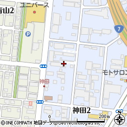北日本石油株式会社　青森支店配送センター周辺の地図