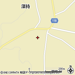 青森県十和田市深持山ノ下103-3周辺の地図