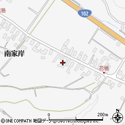 青森県黒石市花巻花巻17周辺の地図