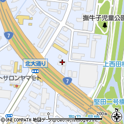 ホリデー車検弘前周辺の地図