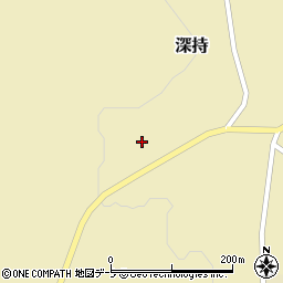 青森県十和田市深持山ノ下53-2周辺の地図