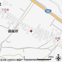青森県黒石市花巻花巻14周辺の地図