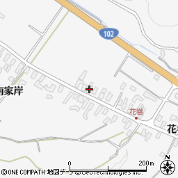 青森県黒石市花巻花巻48周辺の地図