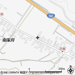 青森県黒石市花巻花巻46周辺の地図
