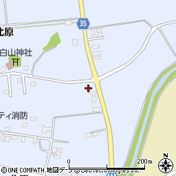 青森県弘前市八幡北原16周辺の地図
