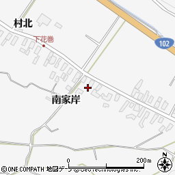 青森県黒石市花巻花巻10周辺の地図