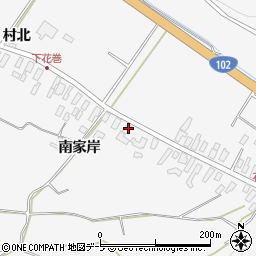 青森県黒石市花巻花巻11周辺の地図