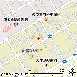 青森県十和田市東十二番町周辺の地図