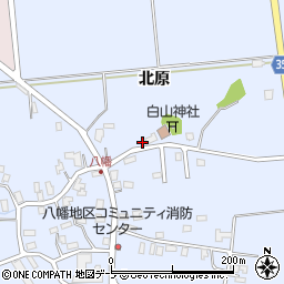 青森県弘前市八幡岸野田93周辺の地図