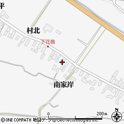 青森県黒石市花巻花巻6周辺の地図