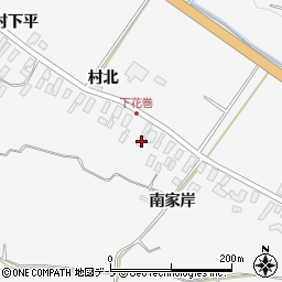 青森県黒石市花巻花巻4周辺の地図
