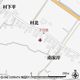 青森県黒石市花巻花巻9周辺の地図