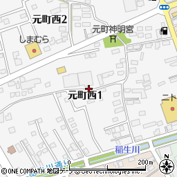 〒034-0002 青森県十和田市元町西の地図