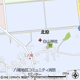 青森県弘前市八幡周辺の地図