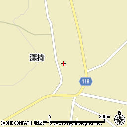青森県十和田市深持山ノ下44周辺の地図