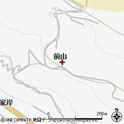青森県黒石市花巻（前山）周辺の地図