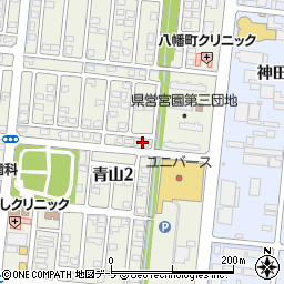 中村製作所弘前研修所周辺の地図
