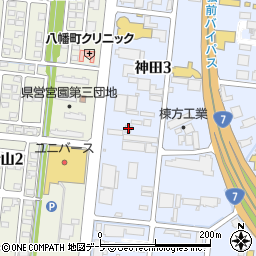 小松物産弘前支店周辺の地図