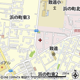 青森県弘前市浜の町北1丁目1-6周辺の地図