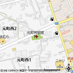 元町神明宮周辺の地図