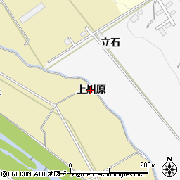 青森県黒石市石名坂上川原周辺の地図