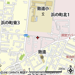 青森県弘前市浜の町北1丁目2-7周辺の地図