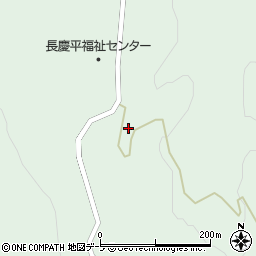 青森県西津軽郡深浦町長慶平西芦萢周辺の地図