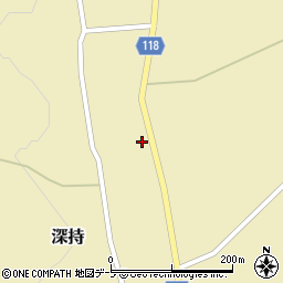 青森県十和田市深持山ノ下6-2周辺の地図