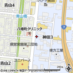 熊谷鉄工周辺の地図