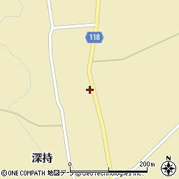 青森県十和田市深持山ノ下6周辺の地図