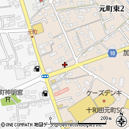 十和田元町郵便局周辺の地図