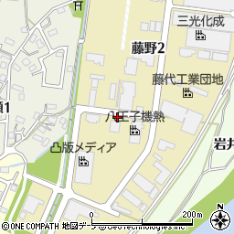 青森県弘前市藤野周辺の地図