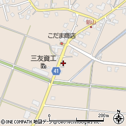 青森県平川市新山松橋167周辺の地図