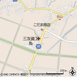 青森県平川市新山早稲田34-1周辺の地図