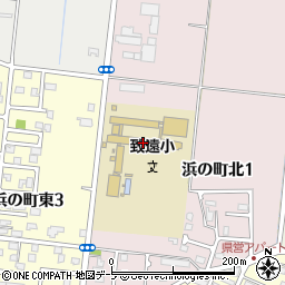 弘前市立致遠小学校周辺の地図