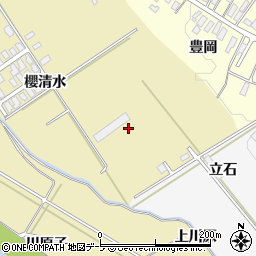 青森県黒石市石名坂豊岡村下周辺の地図