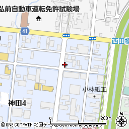株式会社共立機工商会弘前営業所周辺の地図