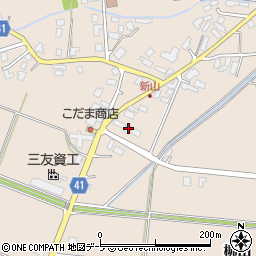 青森県平川市新山松橋158周辺の地図