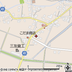 青森県平川市新山松橋158-1周辺の地図