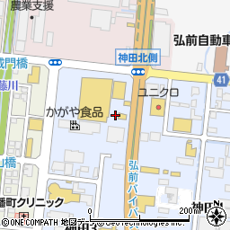 ドクターアイズ弘前店周辺の地図
