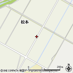 青森県弘前市横町松本周辺の地図