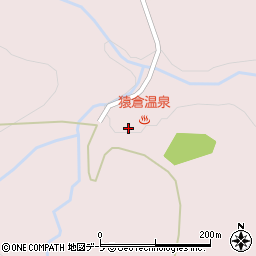青森県十和田市奥瀬猿倉周辺の地図