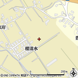 青森県黒石市石名坂周辺の地図
