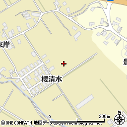 青森県黒石市石名坂周辺の地図
