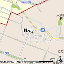 青森県平川市新山村元周辺の地図