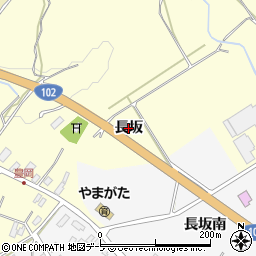 青森県黒石市豊岡（長坂）周辺の地図
