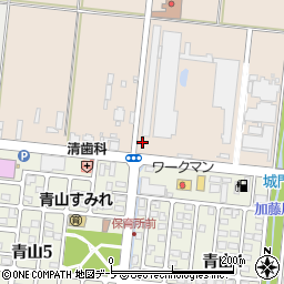青森県弘前市向外瀬（豊田）周辺の地図